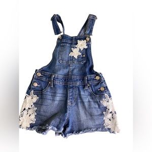 Jordache overall shorts girls 7-8